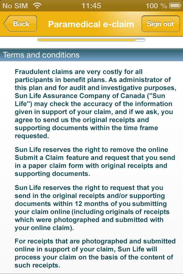 my Sun Life Mobile App Demo